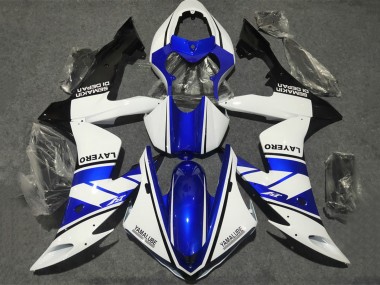 Venta Carenados Moto Yamaha YZF 1000 R1 2002-2003 - Blanco Azul Negro Mate Yamalube