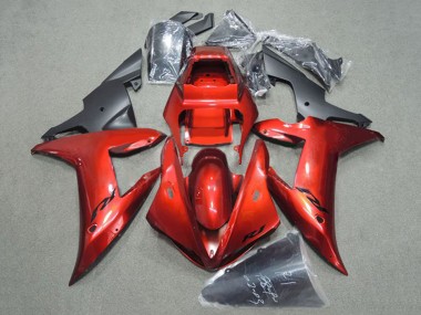 Venta Carenado Moto Yamaha YZF 1000 R1 2002-2003 - Rojo Negro Mate