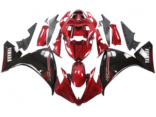 Venta Carenados Moto Yamaha YZF 1000 R1 2012-2014 - Rojo Negro Brillante