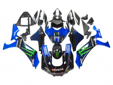 Venta Carenados Moto Yamaha YZF 1000 R1 2020-2025 - Azul Negro Verde Negro ENEOS Monstruo