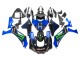 Venta Carenados Moto Yamaha YZF 1000 R1 2020-2025 - Azul Negro Verde Negro ENEOS Monstruo