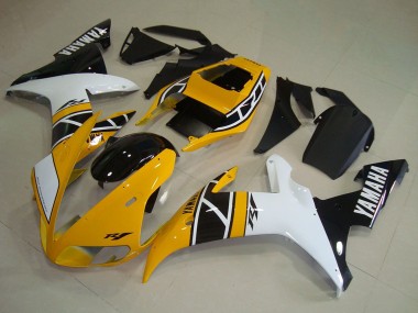 Venta Carenados Moto Yamaha YZF R1 2002-2003 - Amarillo Blanco Negro Anniversary
