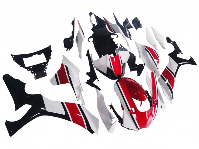 Venta Carenado Moto Yamaha YZF 1000 R1 2020-2025 - Blanco Rojo Negro Brillante