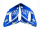 Venta Carenados Moto Yamaha YZF 600 R6 1998-2002 - Blanco Azul Neon Amarillo Fiat Motul Michelin