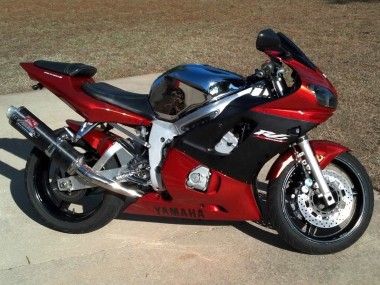 Venta Carenados Moto Yamaha YZF 600 R6 1998-2002 - Naranja Negro Mate
