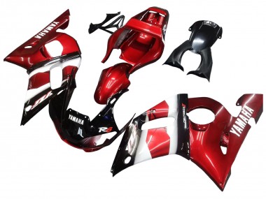 Venta Carenados Moto Yamaha YZF 600 R6 1998-2002 - Rojo Blanco Negro Brillante
