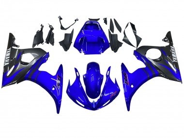 Venta Carenados Moto Yamaha YZF R6 2003-2004 - Azul Negro Brillante