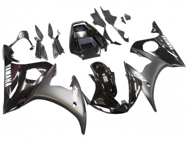 Venta Carenados Moto Yamaha YZF R6 2003-2004 - Negro Brillante Negro Mate Blanco Calcomanías