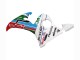 Venta Carenados Moto Yamaha YZF R6 2003-2004 - Blanco Azul Verde Rojo Kastinee Dunlop Motul