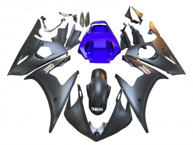 Venta Carenados Moto Yamaha YZF R6 2003-2004 - Azul Negro Mate