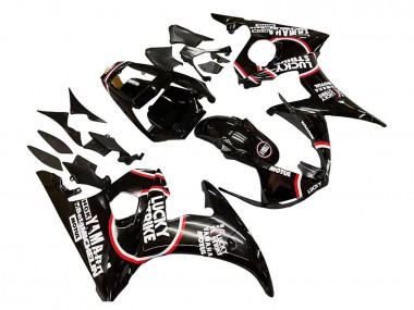Venta Carenados Moto Yamaha YZF R6 2003-2004 - Negro Brillante Rojo Blanco Lucky Strike Motul