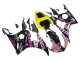 Venta Carenados Moto Yamaha YZF R6 2003-2004 - Amarillo Rosa Negro Brillante Rossi Repsol 46