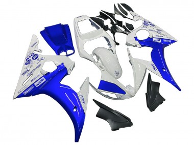 Venta Carenados Moto Yamaha YZF R6 2003-2004 - Blanco Azul GYTR