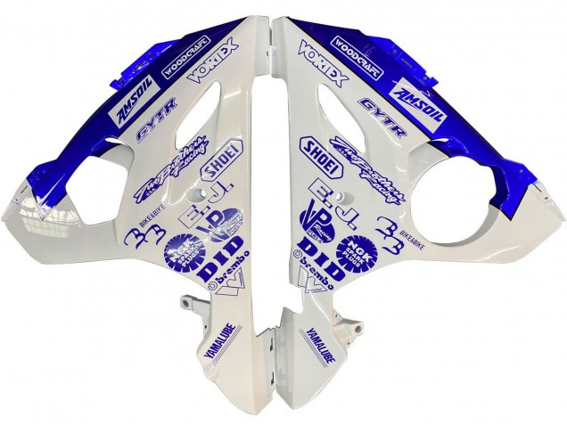 Venta Carenados Moto Yamaha YZF R6 2003-2004 - Blanco Azul GYTR