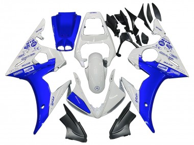 Venta Carenados Moto Yamaha YZF R6 2003-2004 - Blanco Azul GYTR