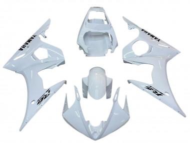 Venta Carenados Moto Yamaha YZF R6 2003-2004 - Blanco Negro Calcomanías