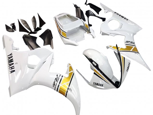 Venta Carenados Moto Yamaha YZF R6 2003-2004 - Blanco Oro