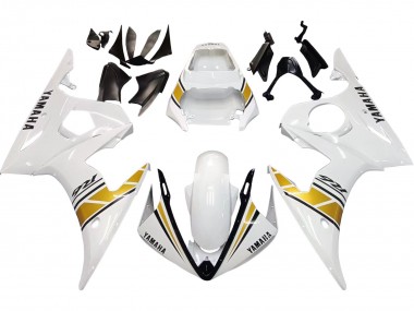 Venta Carenados Moto Yamaha YZF R6 2003-2004 - Blanco Oro