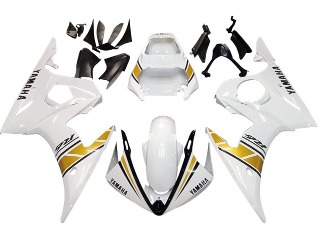 Venta Carenados Moto Yamaha YZF R6 2003-2004 - Blanco Oro