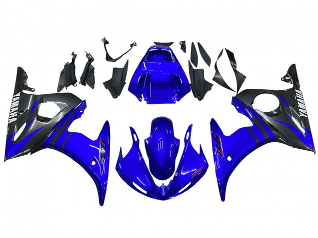 Venta Carenados Moto Yamaha YZF 600 R6 2005 - Azul Brillante Negro