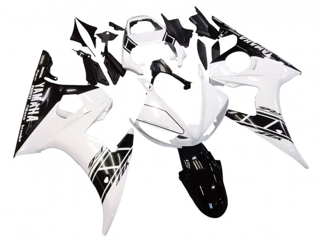 Venta Carenados Moto Yamaha YZF 600 R6 2005 - Blanco Negro