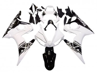 Venta Carenados Moto Yamaha YZF 600 R6 2005 - Blanco Negro