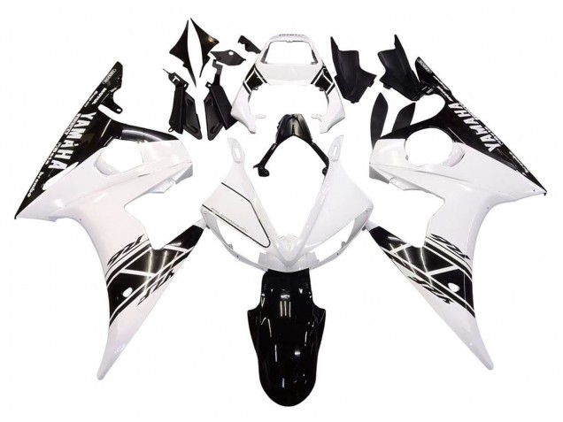 Venta Carenados Moto Yamaha YZF 600 R6 2005 - Blanco Negro