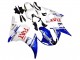 Venta Carenados Moto Yamaha YZF 600 R6 2005 - Blanco Azul Dunlop Fiat Motul