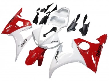 Venta Carenados Moto Yamaha YZF 600 R6 2005 - Blanco Rojo