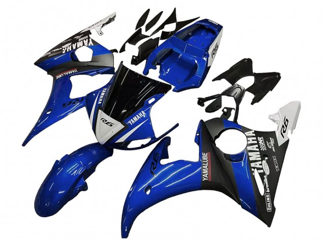 Venta Carenados Moto Yamaha YZF 600 R6 2005 - Azul Blanco Negro Yamalube