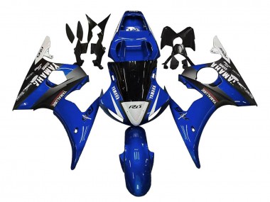 Venta Carenados Moto Yamaha YZF 600 R6 2005 - Azul Blanco Negro Yamalube