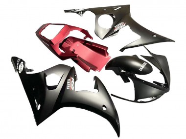 Venta Carenado Moto Yamaha YZF 600 R6 2005 - Negro Mate Rojo