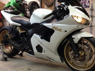 Venta Carenados Moto Yamaha YZF 600 R6 2005 - Blanco Oro