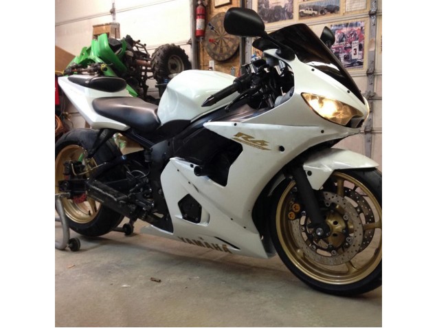 Venta Carenados Moto Yamaha YZF 600 R6 2005 - Blanco Oro