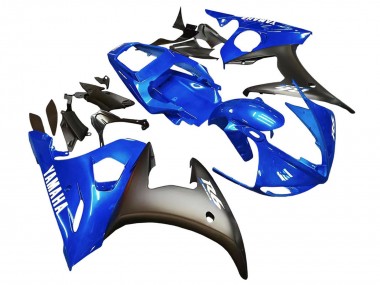 Venta Carenados Moto Yamaha YZF 600 R6 2005 - Azul Negro Mate