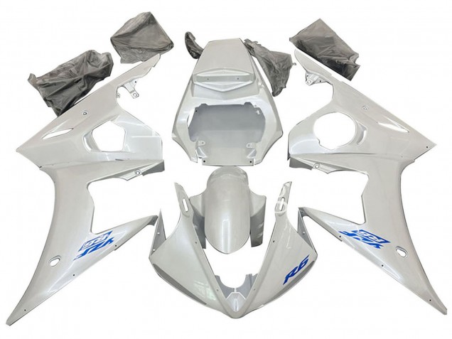 Venta Carenados Moto Yamaha YZF 600 R6 2005 - Blanco Azul