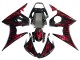 Venta Carenados Moto Yamaha YZF 600 R6 2005 - Negro Rojo Llama