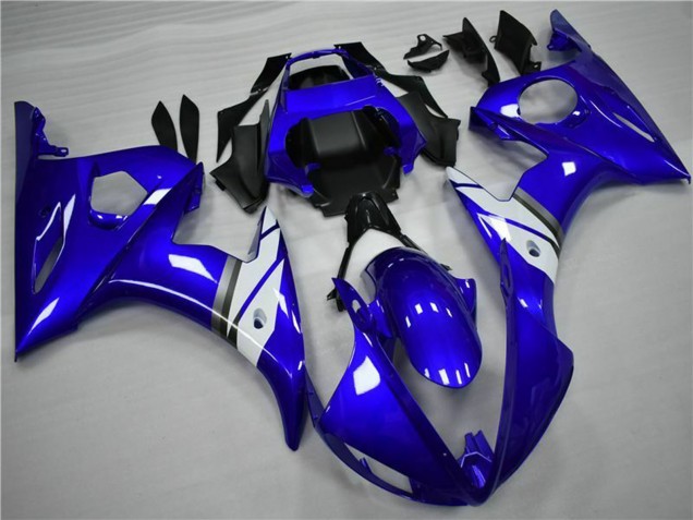 Venta Carenados Moto Yamaha YZF 600 R6 2005 - Azul Blanco