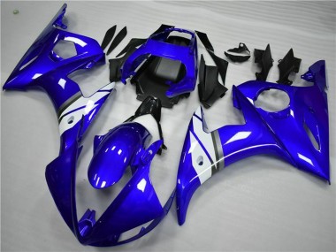 Venta Carenados Moto Yamaha YZF 600 R6 2005 - Azul Blanco