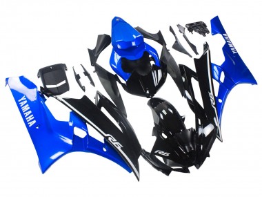Venta Carenados Moto Yamaha YZF 600 R6 2006-2007 - Azul Negro Brillante