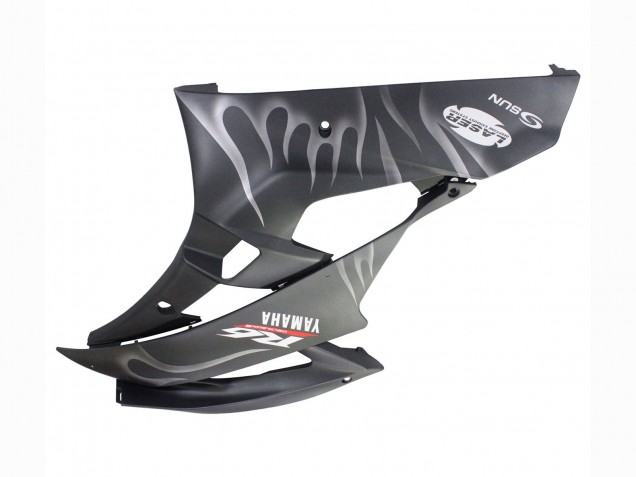 Venta Carenados Moto Yamaha YZF 600 R6 2006-2007 - Negro Mate Plata Llama