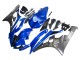 Venta Carenados Moto Yamaha YZF 600 R6 2006-2007 - Azul Blanco Negro Brillante