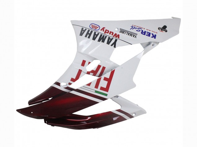 Venta Carenados Moto Yamaha YZF 600 R6 2006-2007 - Blanco Rojo Granate Fiat Acer Yamalube