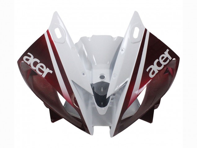 Venta Carenados Moto Yamaha YZF 600 R6 2006-2007 - Blanco Rojo Granate Fiat Acer Yamalube