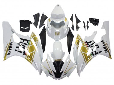 Venta Carenados Moto Yamaha YZF 600 R6 2006-2007 - Blanco Oro Negro Fiat