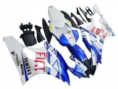Venta Carenados Moto Yamaha YZF 600 R6 2006-2007 - Blanco Azul Rojo Fiat Motul Michelin