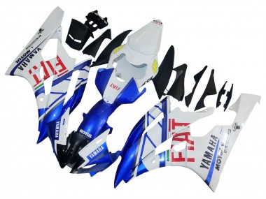 Venta Carenados Moto Yamaha YZF 600 R6 2006-2007 - Blanco Azul Rojo Fiat Motul Michelin
