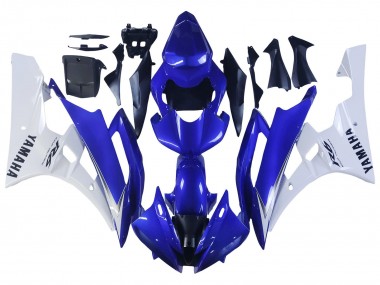 Venta Carenados Moto Yamaha YZF 600 R6 2006-2007 - Blanco Azul Negro