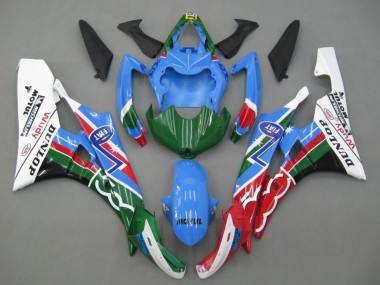 Venta Carenados Moto Yamaha YZF 600 R6 2006-2007 - Azul Verde Blanco Rojo Dunlop Michelin Motul