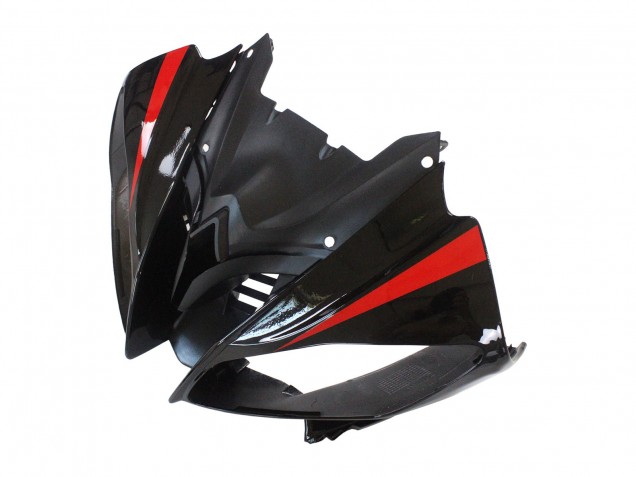 Venta Carenados Moto Yamaha YZF 600 R6 2008-2016 - Plata Negro Rojo Tiburón 4